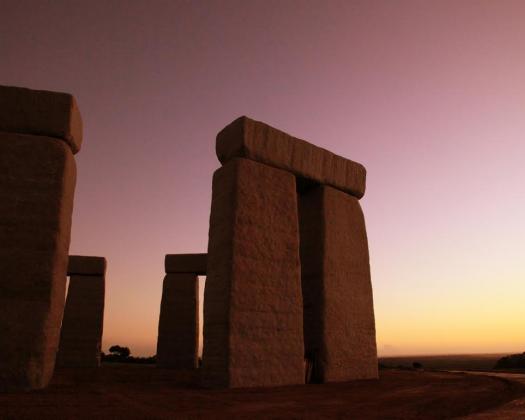 Esperance Stonehenge at dusk