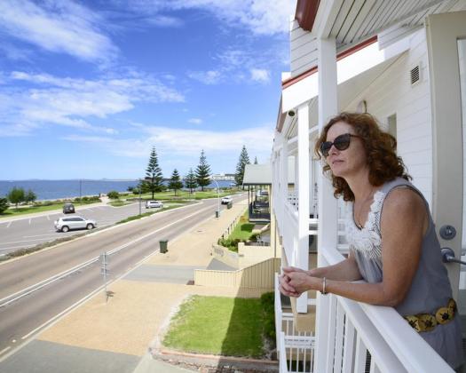 The Jetty Resort Esperance balcony rooms gives great views over the water