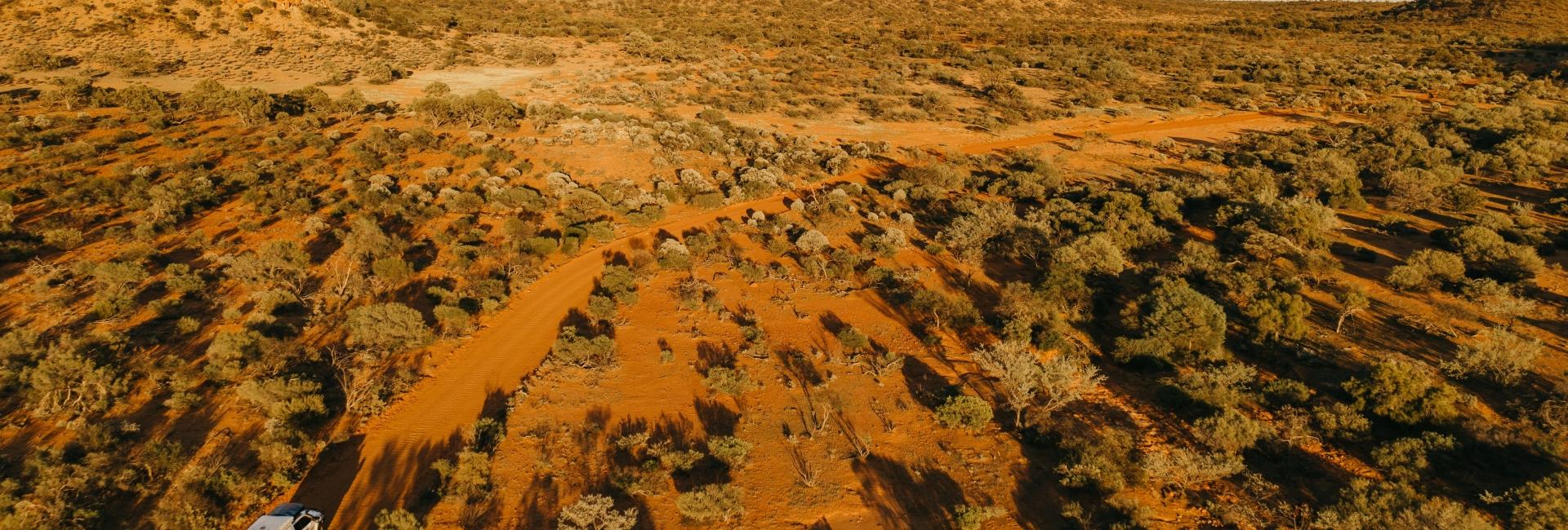 Errabiddy Bluff [Image by Jarrad Seng] near Murchison Settlement jumbotron
